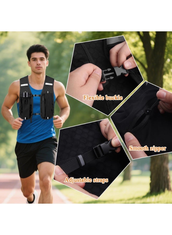 NAKODU Running Vest Hydration Backpack, Leak-Proof Water Bladder Lightweight Pack for Marathon, Trail Running, Cycling, Hiking & Mountaineering | Unisex for Men Women - Image 4