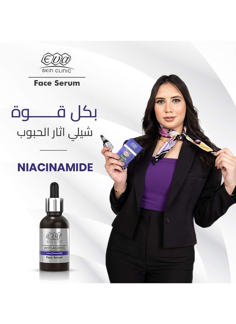 Eva Eva Niacinamide Anti Ageing Facial Serum 30ml  - Image 3