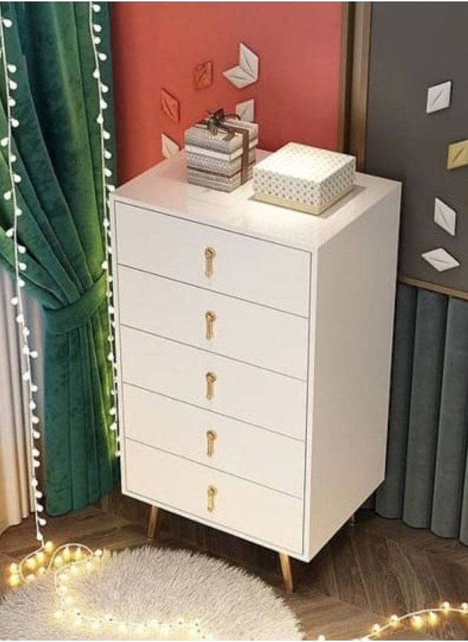 Simple Advanced Solid Wood Dressing Table for Bedroom Makeup Table with Massive Storage Side Table with Drawers Smart Mirror and a Chair.
