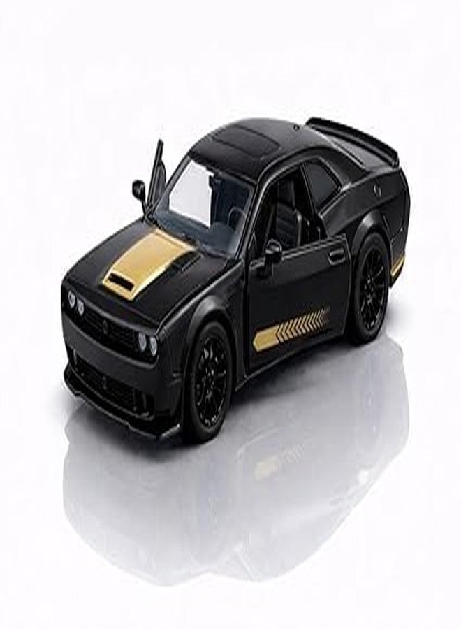 Space Enterprises 1:64 Diecast Model Car Racing Toy with Opening Doors | Metal Body & Detailed Interior | Mini Collectible Car for Kids (Black Colour) - Image 1