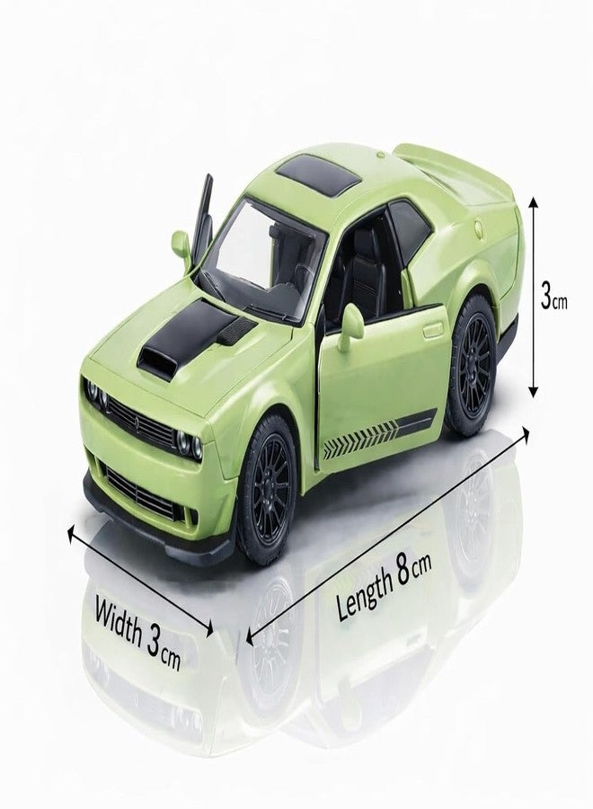 Space Enterprises 1:64 Diecast Model Car Racing Toy with Opening Doors | Metal Body & Detailed Interior | Mini Collectible Car for Kids (Black Colour) - Image 2