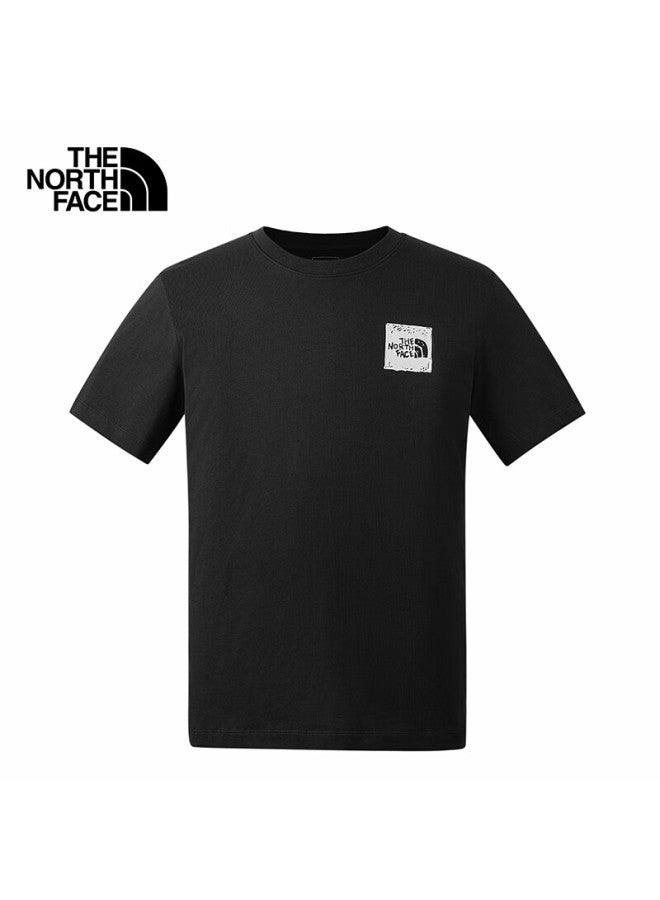 The North Face Short Sleeve T-Shirt For Couples Outdoor Comfortable And Breathable 8Ey8 Black/Jk3 Xxl