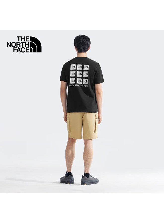 The North Face Short Sleeve T-Shirt For Couples Outdoor Comfortable And Breathable 8Ey8 Black/Jk3 Xxl