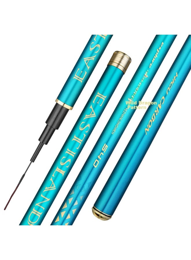 Clear Water Qingshui Wild Battle Dragon Pattern Fishing Rod, Handheld Rod, 28 Sections, Carbon Fiber, Ultra-hard, Ultra-large, Leisure All-purpose Rod, Carp And Crucian Carp Rod, 6.3 Meters - Image 3