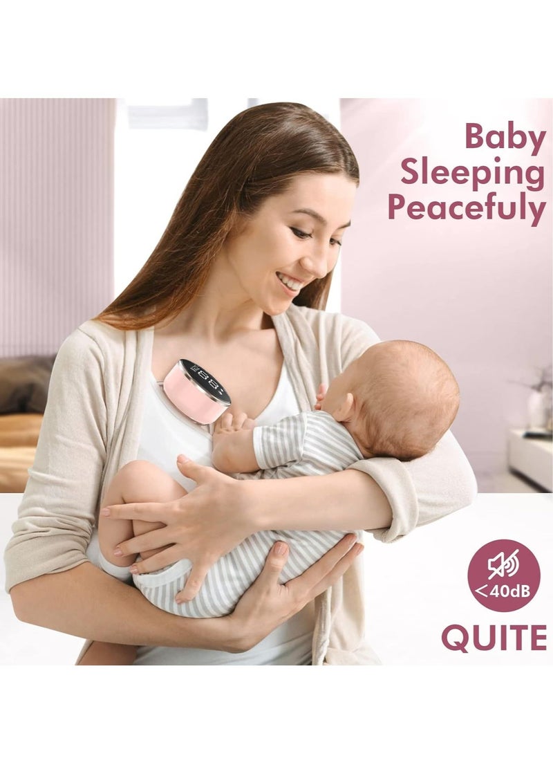 Generic - Breast Pump Hands Free of Longer Battery Life & LED Display, Portable Electric Breast Pump with 3 Modes & 9 Levels & Low Noise, 24 mm / 17mm & 19mm & 21mm Inserts - Image 1