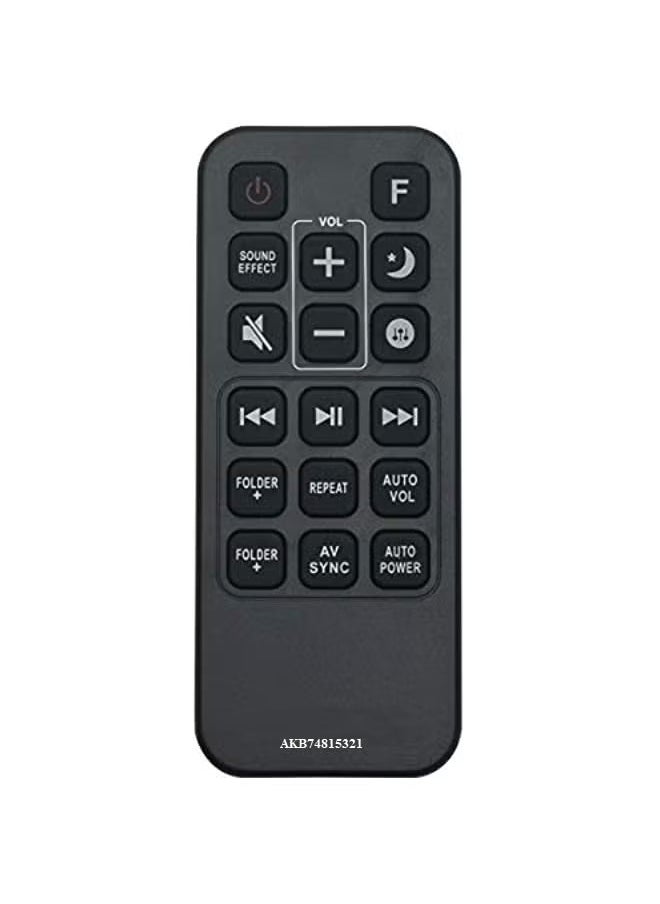 PROMASS - New AKB74815321 Replace Remote fit for LG Sound Bar System SH5 SH4 SH5B SJ5 SJ5Y SPJ5B-W SJ4Y SPJ4B-W - Image 1