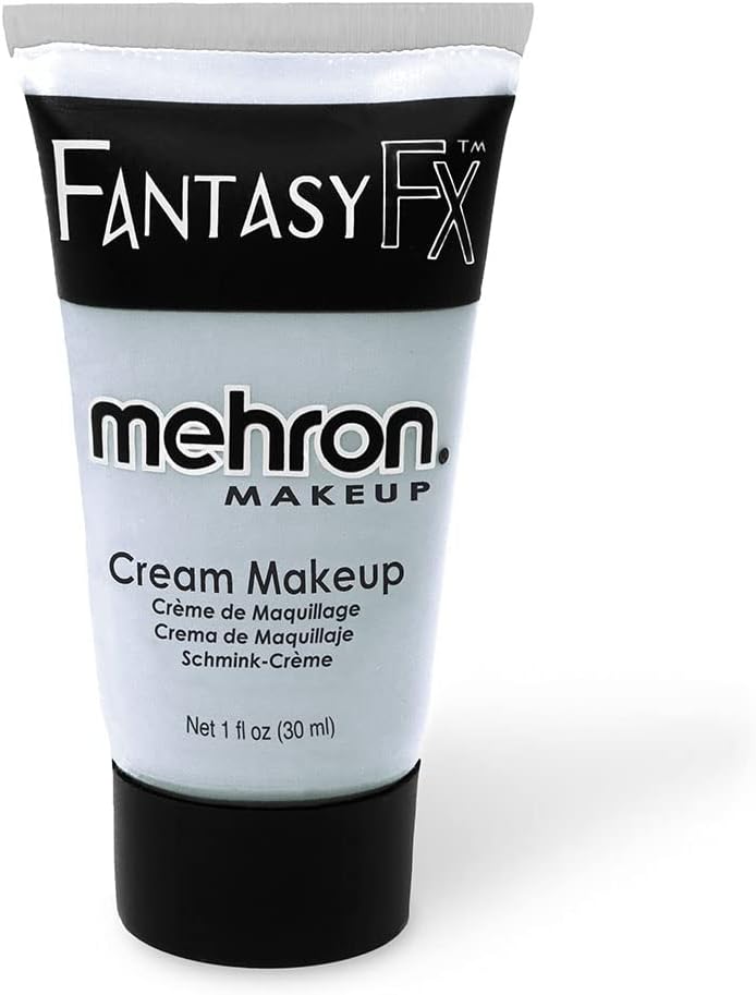 Mehron Makeup Fantasy F/X Water Based Face & Body Paint - Moonlight White (1 oz) - Image 1