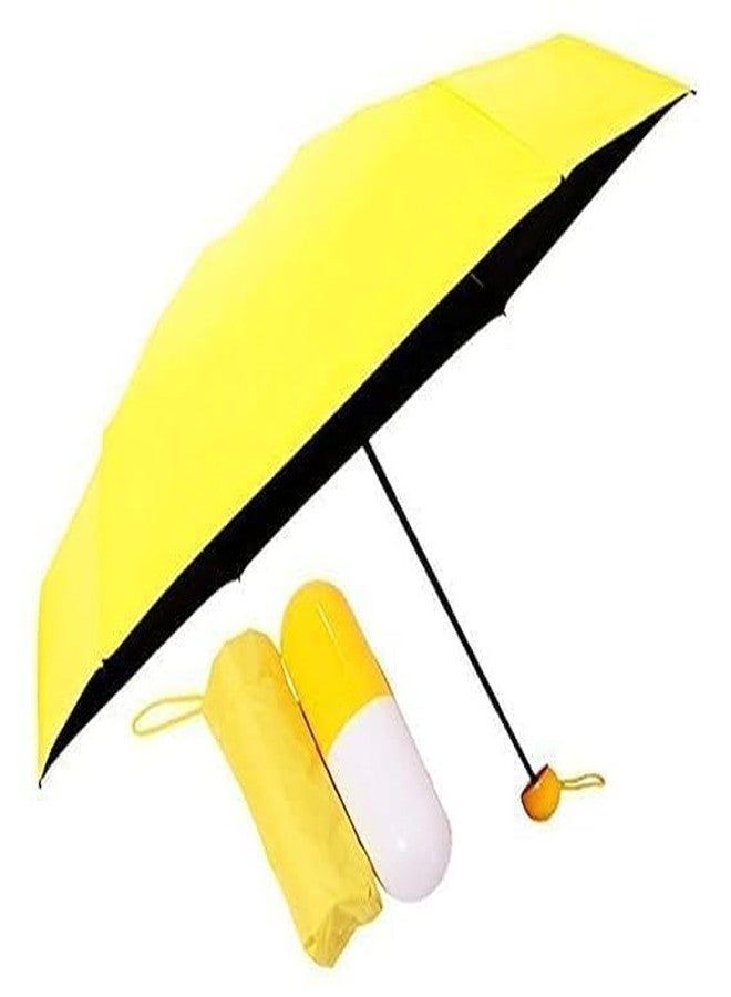Brelixa Ultra Light & Small Mini Umbrella with Cute Capsule Case 5-Fold Compact Pocket Umbrella for Kids Lightweight for Girls, Boys, School & Outdoor Use - Image 2