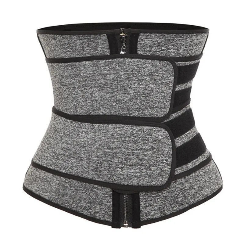 Bluejw Waist Trimmer Belt for Women Men, Sweat Waist Trainer Stomach Wrap, Workout Fitness Abdominal Trainer - Image 1