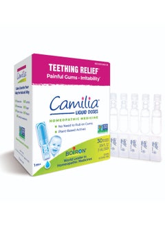 Boiron Teething Relief, 1 Months & Up, 15 Pre-Measured Liquid Doses, .034 fl oz (1 ml) Each  - Image 2