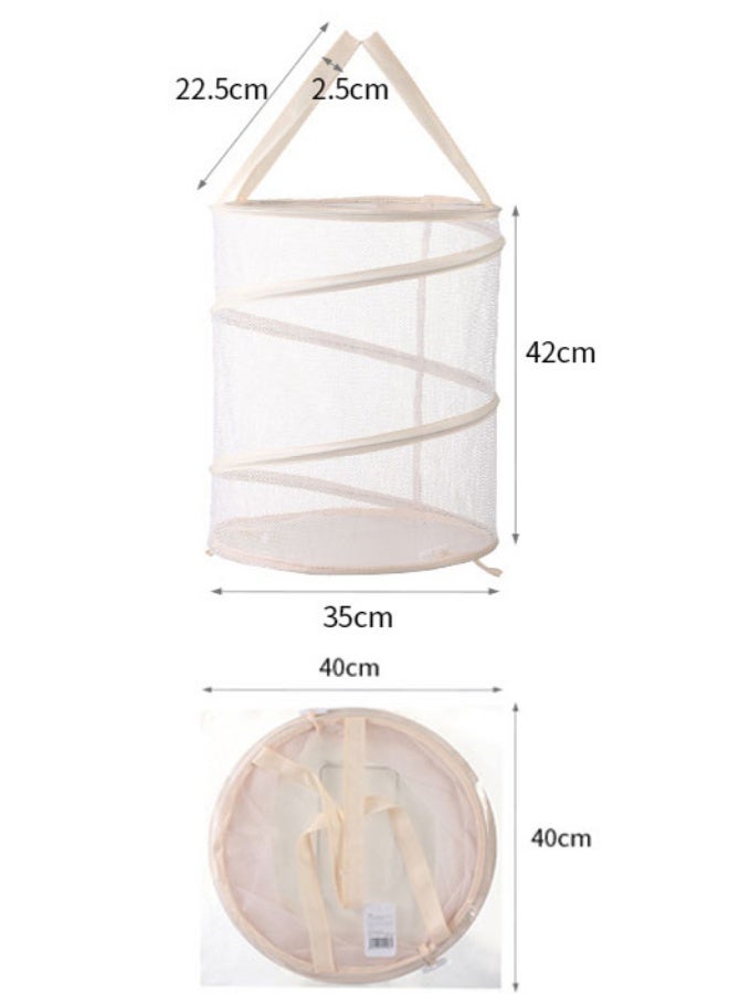 Mesh Popup Laundry Basket with Handles for Space-saving Storage for Dirty Clothes and Household Items - Image 5