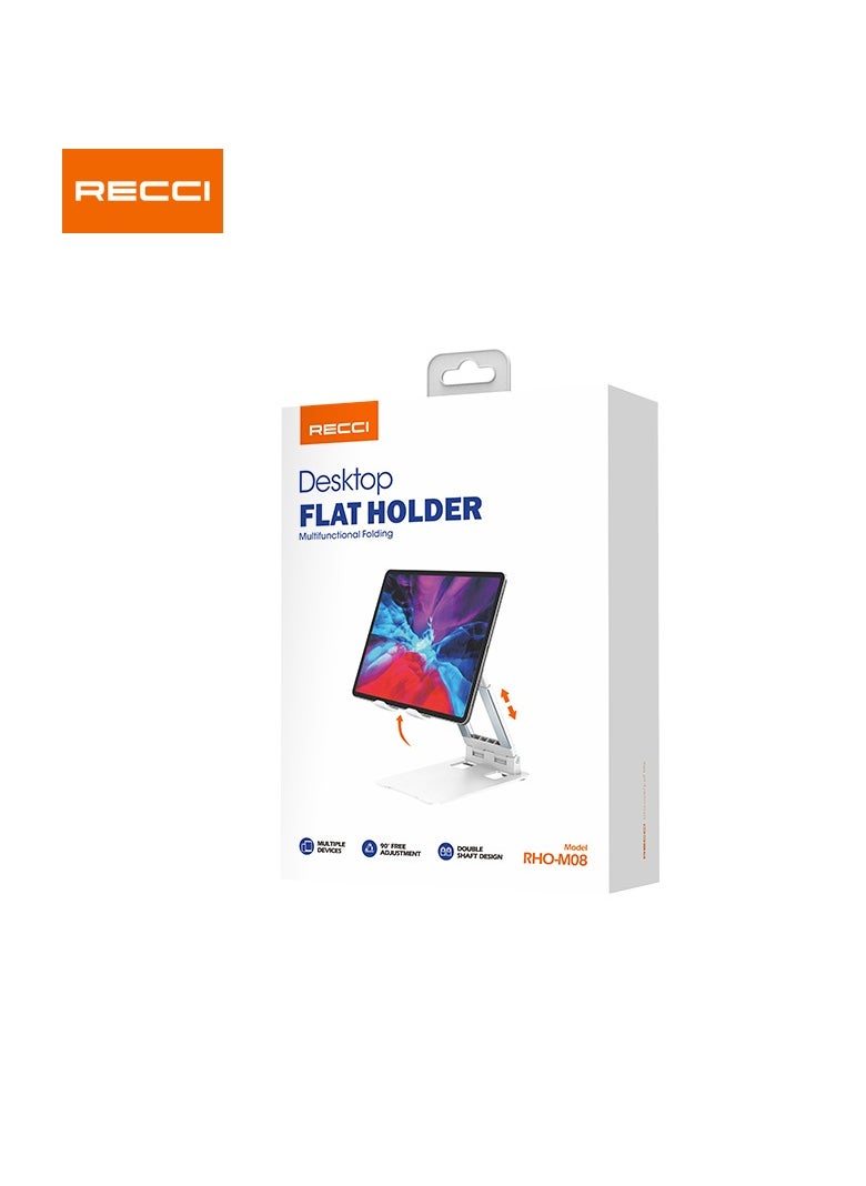 RECCI RHO-M08 DESKTOP FLAT HOLDER - WHITE
