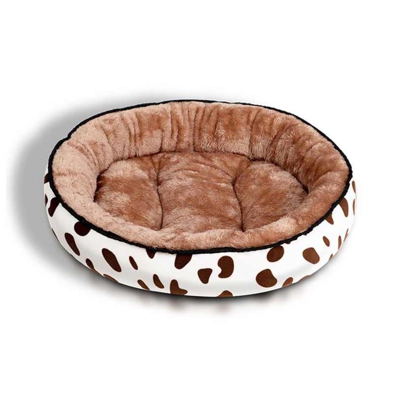 Cow Pattern Pet Bed Mat Removable Cushion Summer Sleeping Mat 40x30cm for Dogs Cats - Image 2