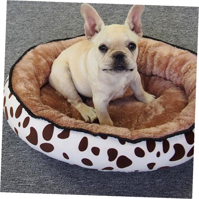 Cow Pattern Pet Bed Mat Removable Cushion Summer Sleeping Mat 40x30cm for Dogs Cats - Image 4