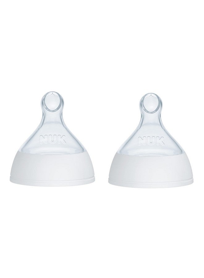 NUK Smooth Flow Pro Anti Colic Baby Bottle Replacement Nipples 2Pack  - Image 2
