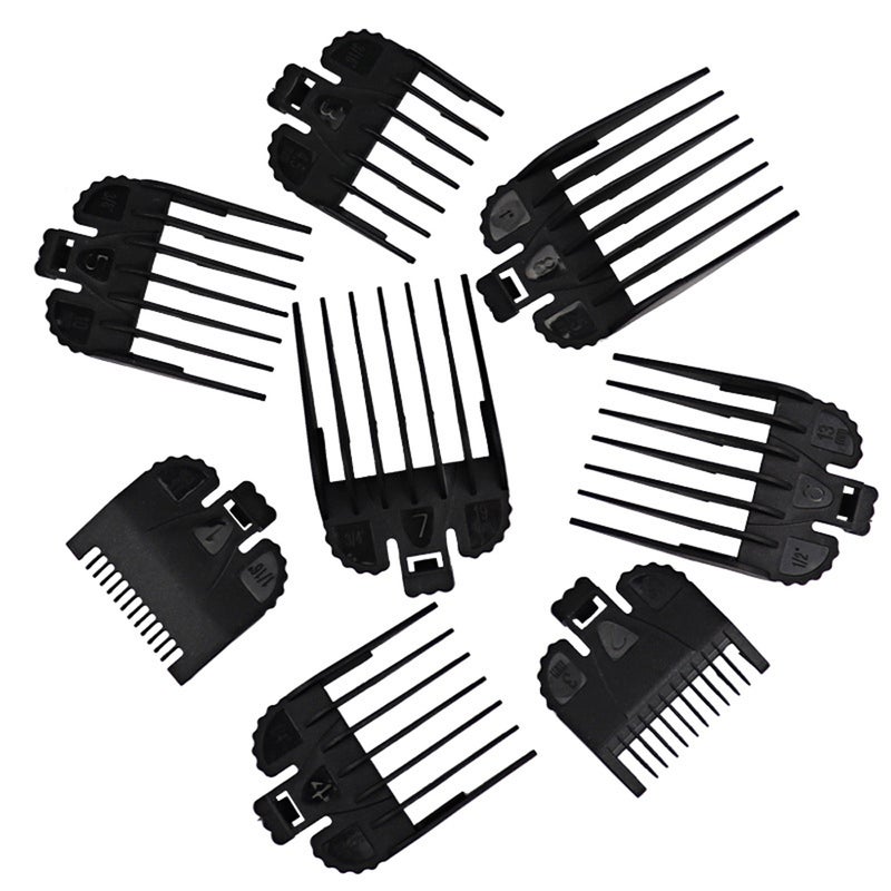 8Pcs/Set Universal Limit Comb for Hair Trimmer Haircut Guide Attachment Barber Haircutter Replacement Accessory - Image 1