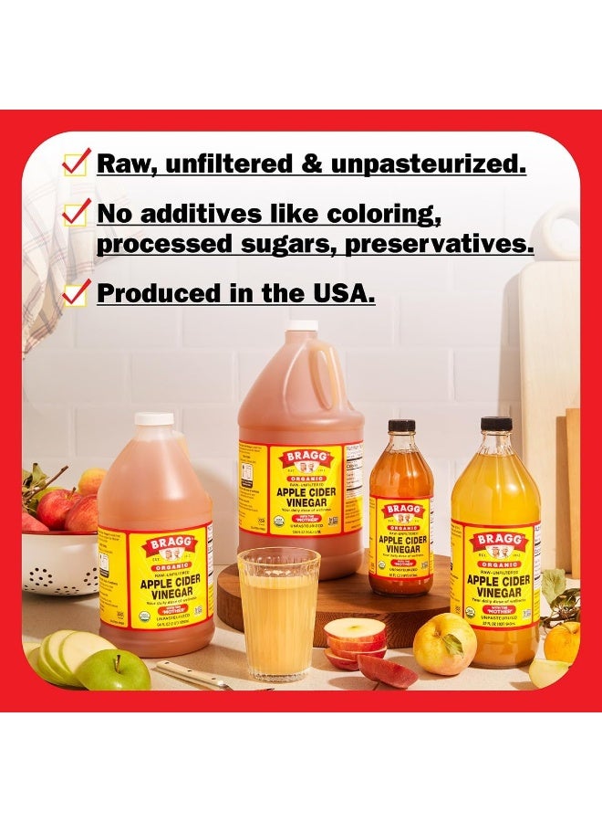 Bragg Organic Apple Cider Vinegar with the Mother - 64 fl oz - Raw and Unfiltered - Image 5