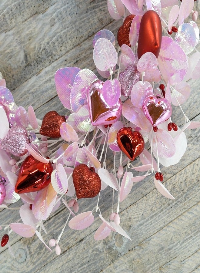 AMF0RESJ Valentine's Day Wreath for Front Door Indoor Outdoor Wedding Decor - Image 3