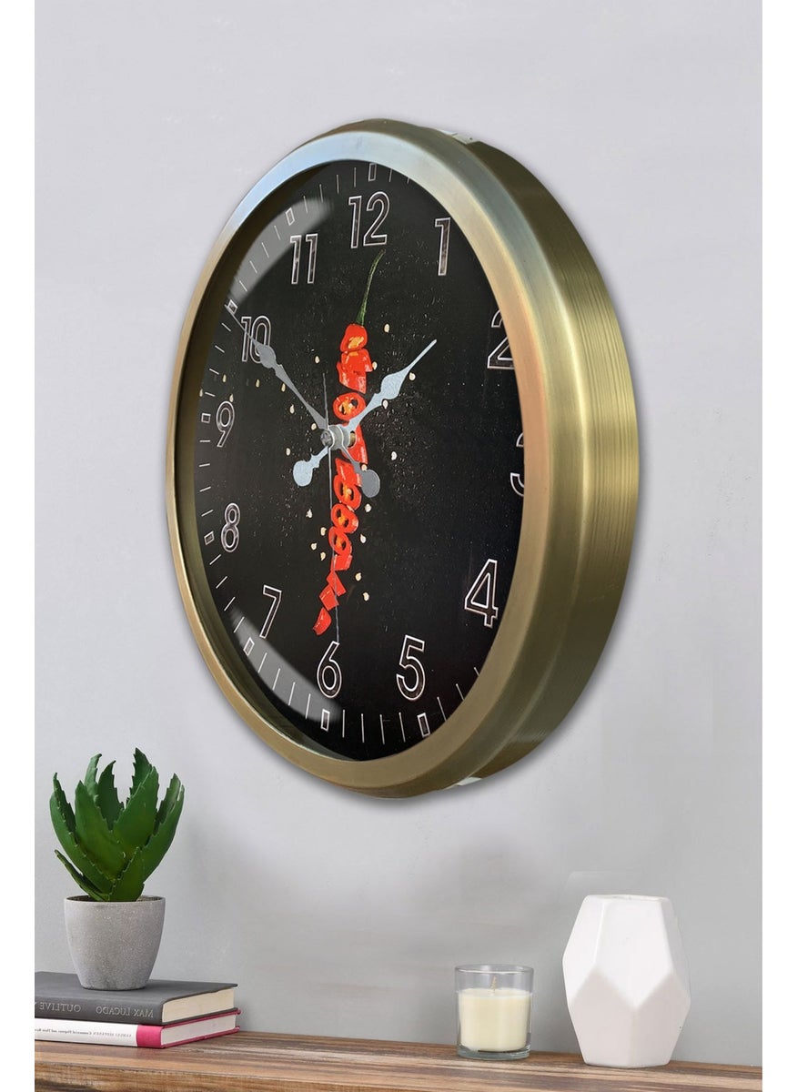 Platin Saat Platinum Clock 52 cm Antique Metal Kitchen Wall Clock  - Image 3