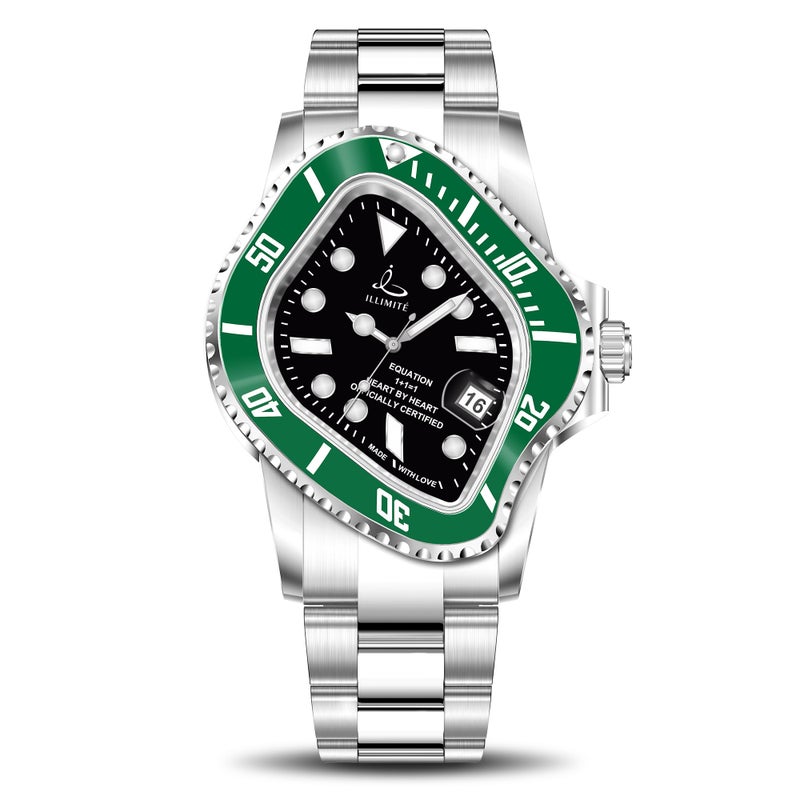 ILLIMITE Melting Automatic Watches for Men Japanese Miyota 8215 SelfWinding Mechanical Movement Watch Waterproof Stainless Steel Art Surrealist Wrist Watches Pea001 - Image 2