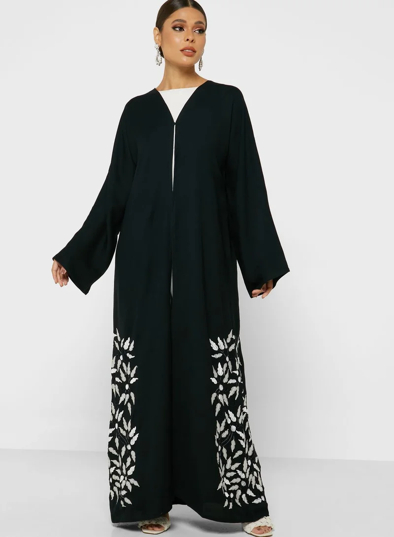 hayas closet Printed Classic Abaya