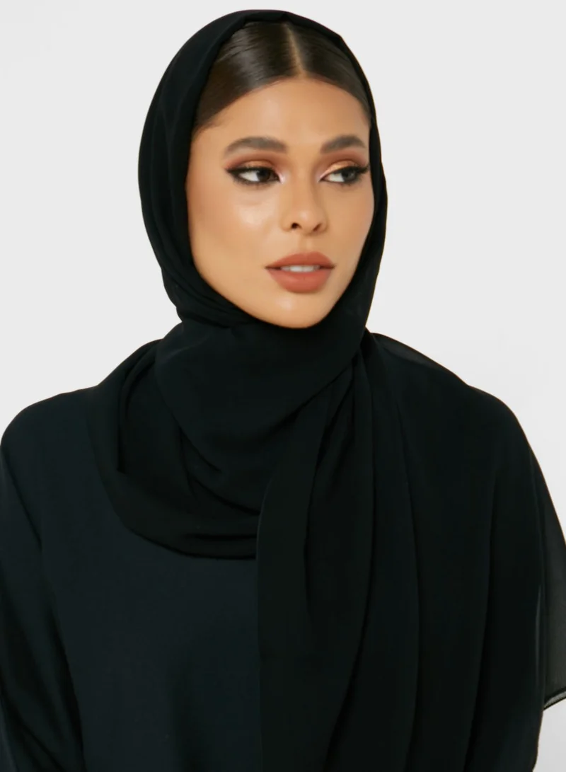 hayas closet Printed Classic Abaya