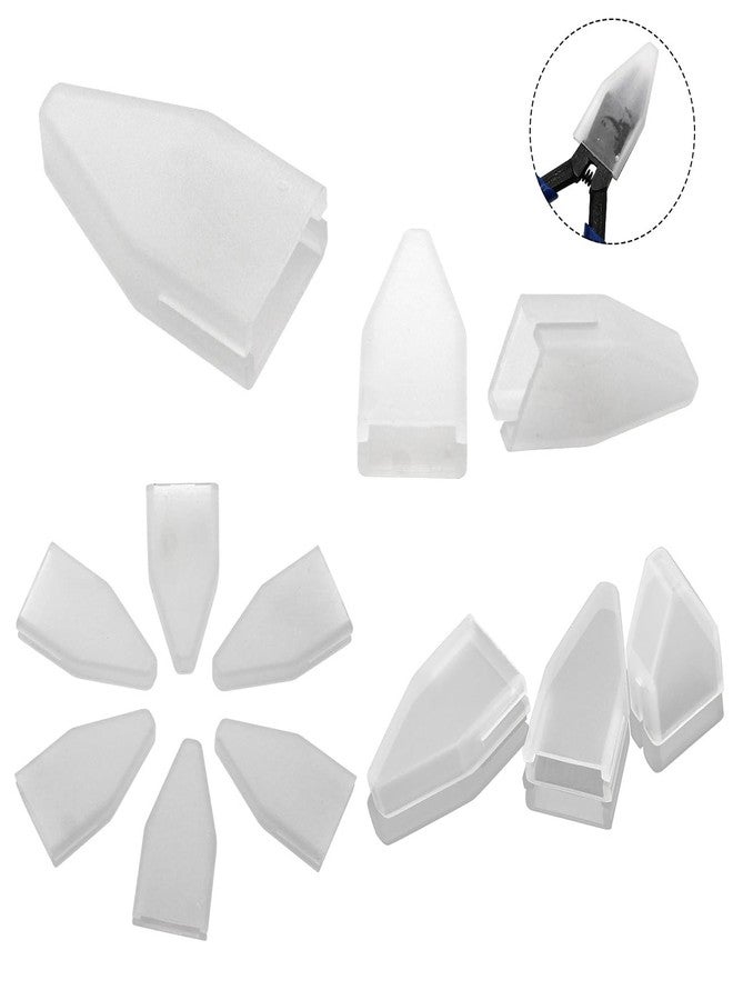 TorSor 10 Pack Micro Cutter Tip Cover Cap Flush Wire Cutters Point Safety Covers Protector for Side Cutter Clippers Flush Cut Side Cutters Snips Diagonal Cutting Pliers Cutting Nippers Flush Cutters - Image 3