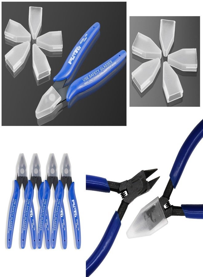 TorSor 10 Pack Micro Cutter Tip Cover Cap Flush Wire Cutters Point Safety Covers Protector for Side Cutter Clippers Flush Cut Side Cutters Snips Diagonal Cutting Pliers Cutting Nippers Flush Cutters - Image 5