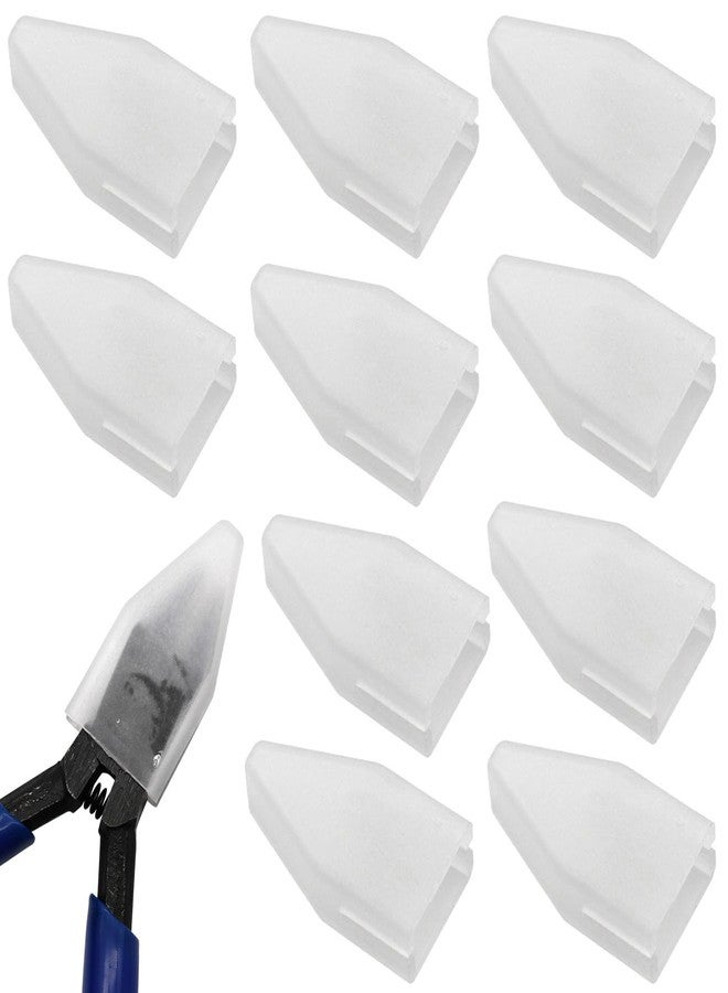 TorSor 10 Pack Micro Cutter Tip Cover Cap Flush Wire Cutters Point Safety Covers Protector for Side Cutter Clippers Flush Cut Side Cutters Snips Diagonal Cutting Pliers Cutting Nippers Flush Cutters - Image 1