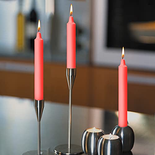 AURA DECOR AuraDecor Pack of 50 Stick Candles || Especially Meant for Healing, Chakras, Ritual Candles, Decoration, Lighting, Home Decor || Burning Time 3 to 4 Hours Each (Red), Paraffin Wax - Image 4