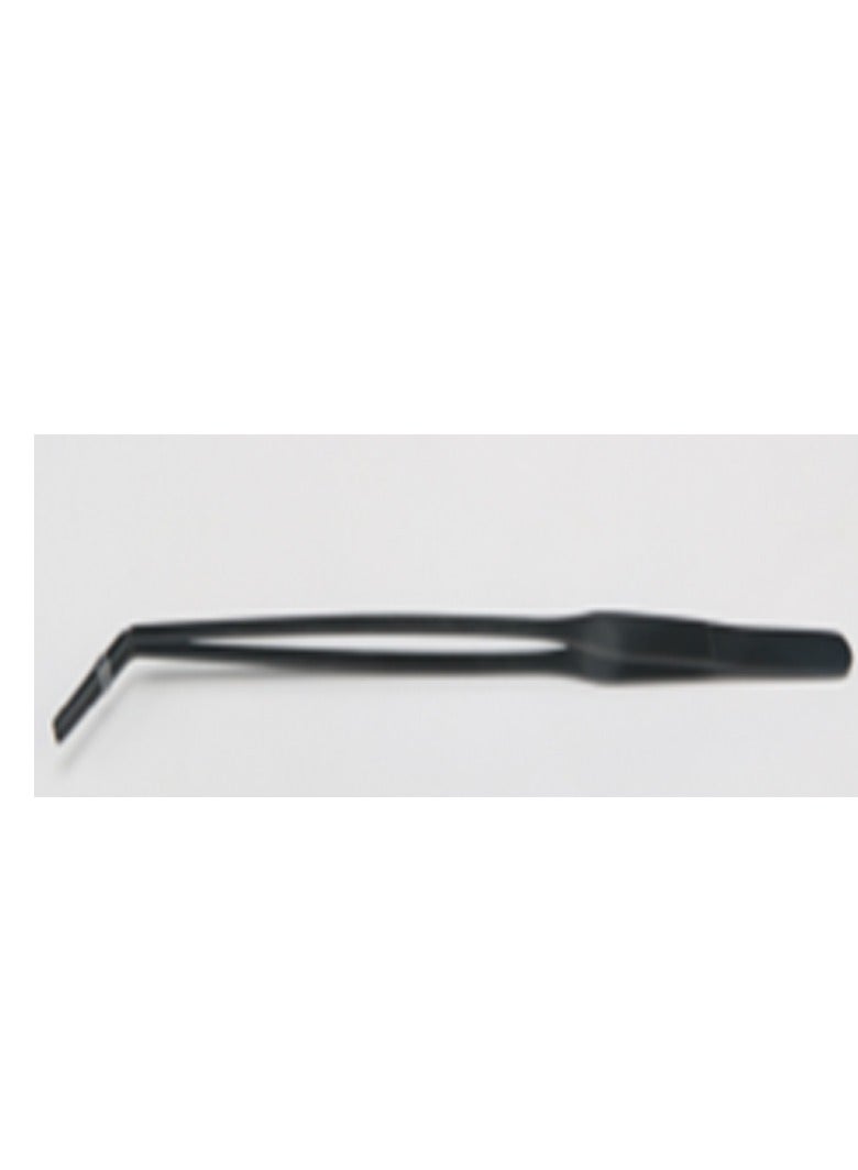 Tankii Aquarium Planting & Aquascaping Tool Black Curved Tweezers 27cm