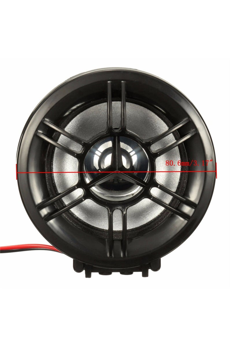 إيروريكس نظام صوتي أحمر للدراجات النارية 12 فولت، يدعم بطاقة SD وUSB وMP3، مزود بتقنية بلوتوث وجهاز تحكم عن بعد، ستيريو ثنائي القنوات... - Image 3