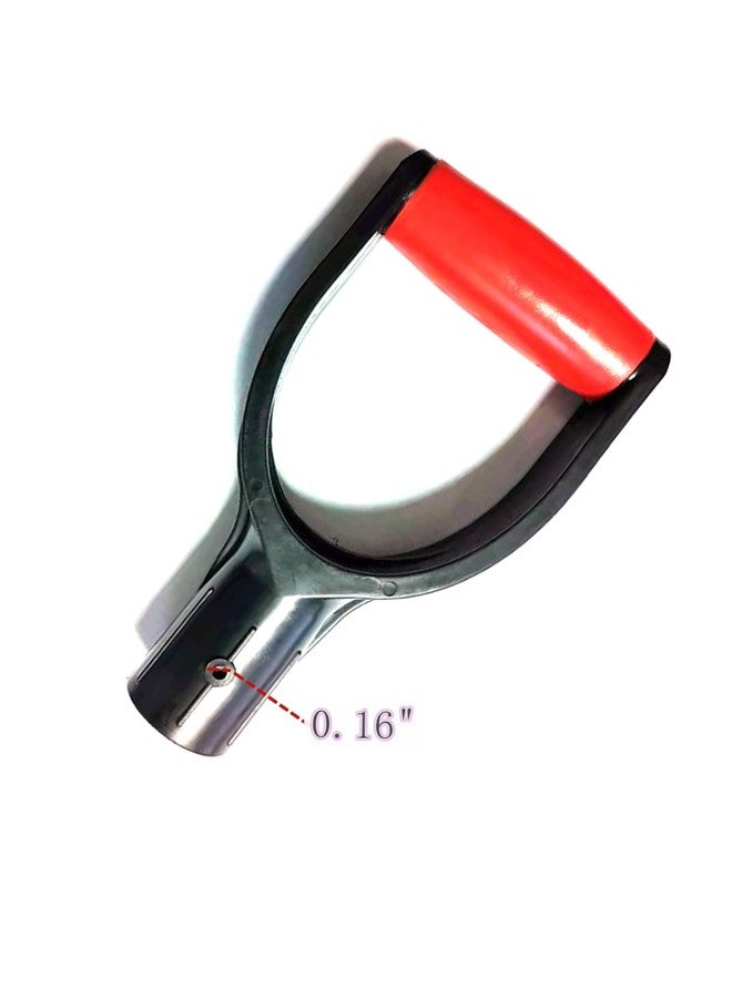 LAPXSNZD MILE Shovel D Grip Handle,32mm/1.26" Inner Diameter PVC Shovel D Grip Handle, Replacement Handle for Digging Raking Tool 1pcs - Image 2
