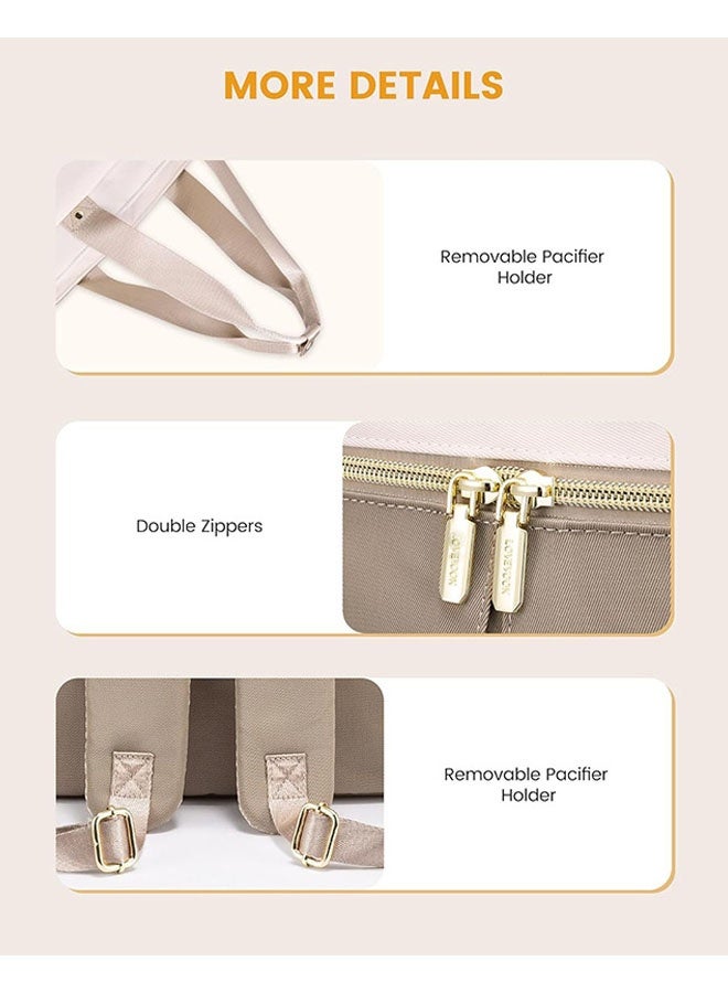 عام حقيبة حفاضات ، حقيبة ظهر الأم ، حقيبة حفاضات مع جيوب معزولة ، حقيبة حمل مع صندوق مصاصة - Image 3