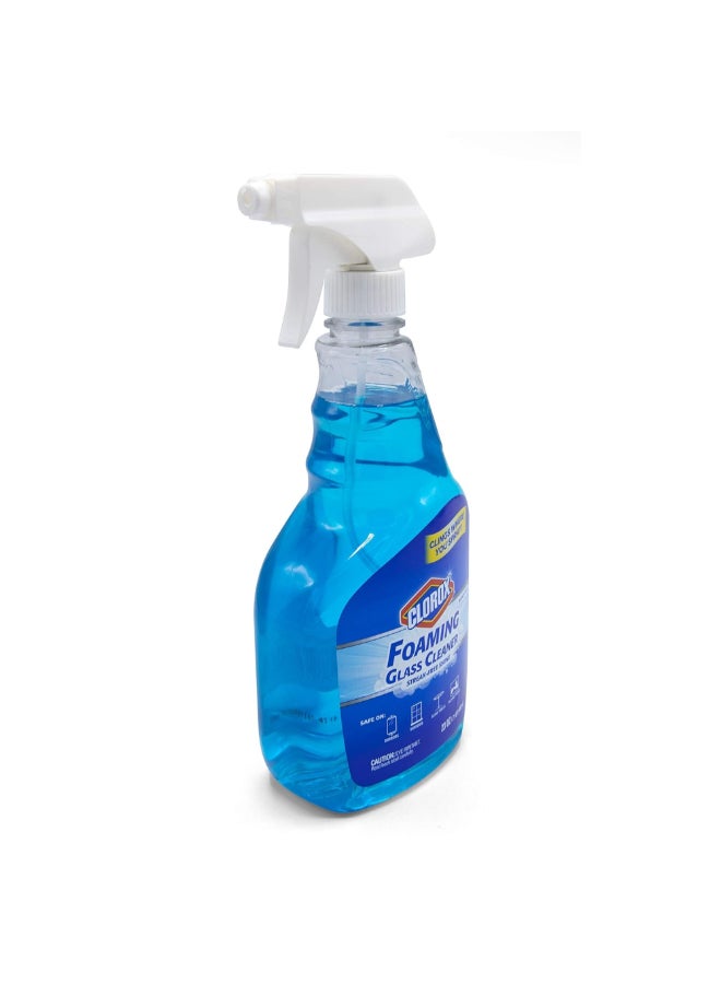 Clorox Foaming All Purpose Bleach Free Glass Cleaner Spray Blue 680 ml 8716706 - Image 2