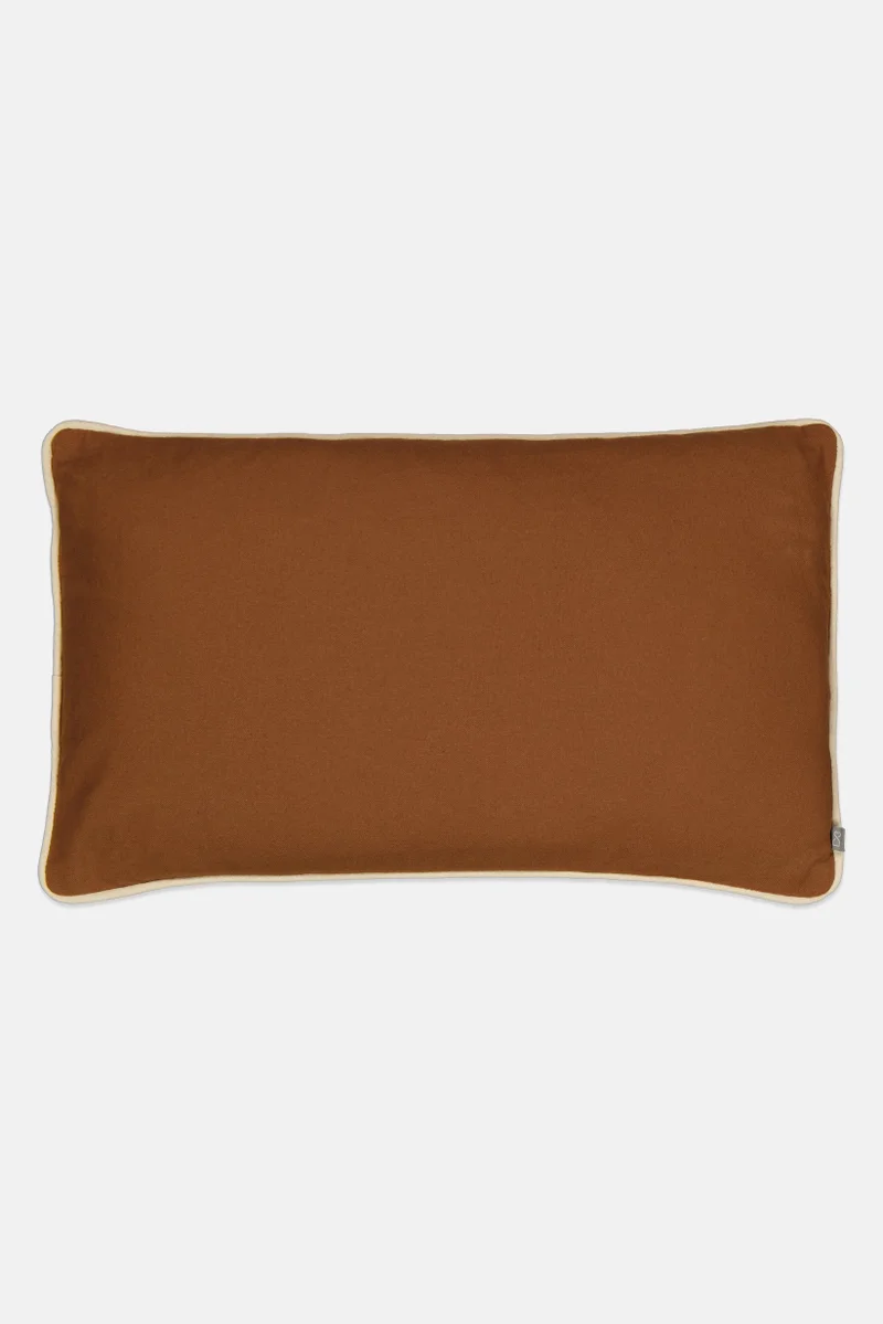Muy Mucho Piping Contrast Cushion 30 x 50 cm, Brown