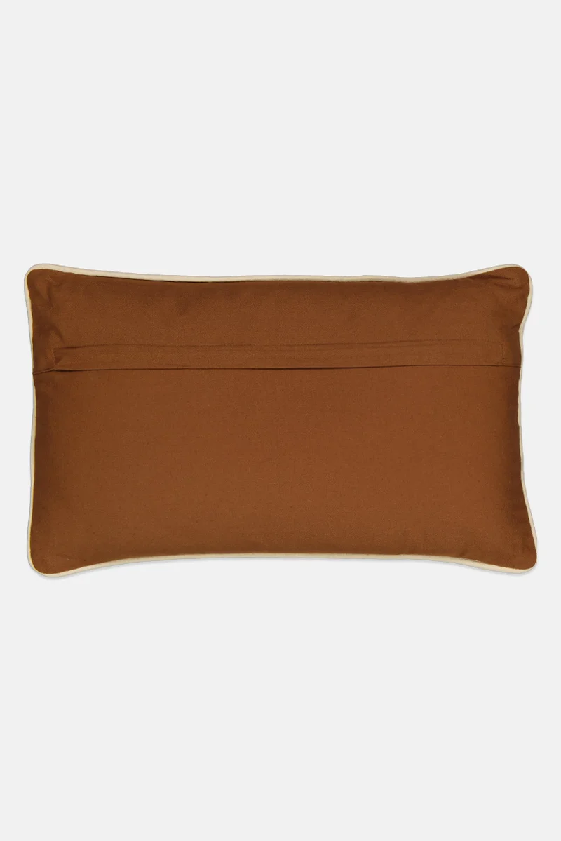 Muy Mucho Piping Contrast Cushion 30 x 50 cm, Brown