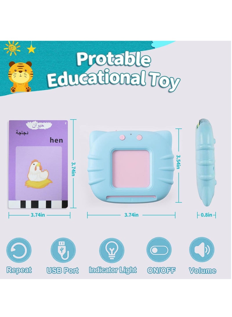 112 Pieces Arabic English Educational Toys for Kids with 224 Educational Sight Words Educational Gift - Image 5