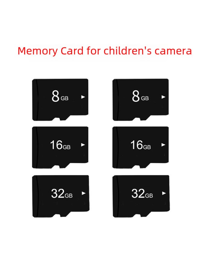 8g Memory Card 16g Tf Card 32g Children's Digital Camera Special Memory Digital Computer Storage-Capacity:32GB Memory Card + Card Reader  - Image 1