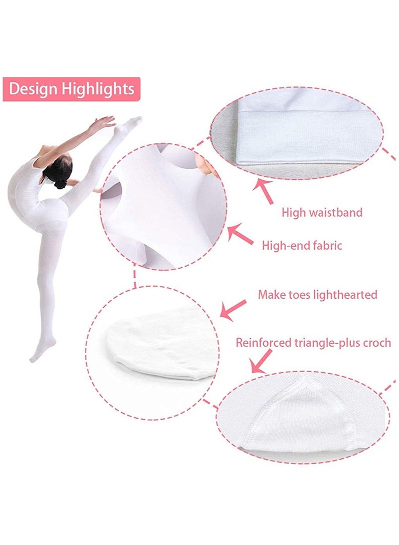 Girls' Ballet Dance Footed Tights for School Students (Toddler/ Kids) - Image 2