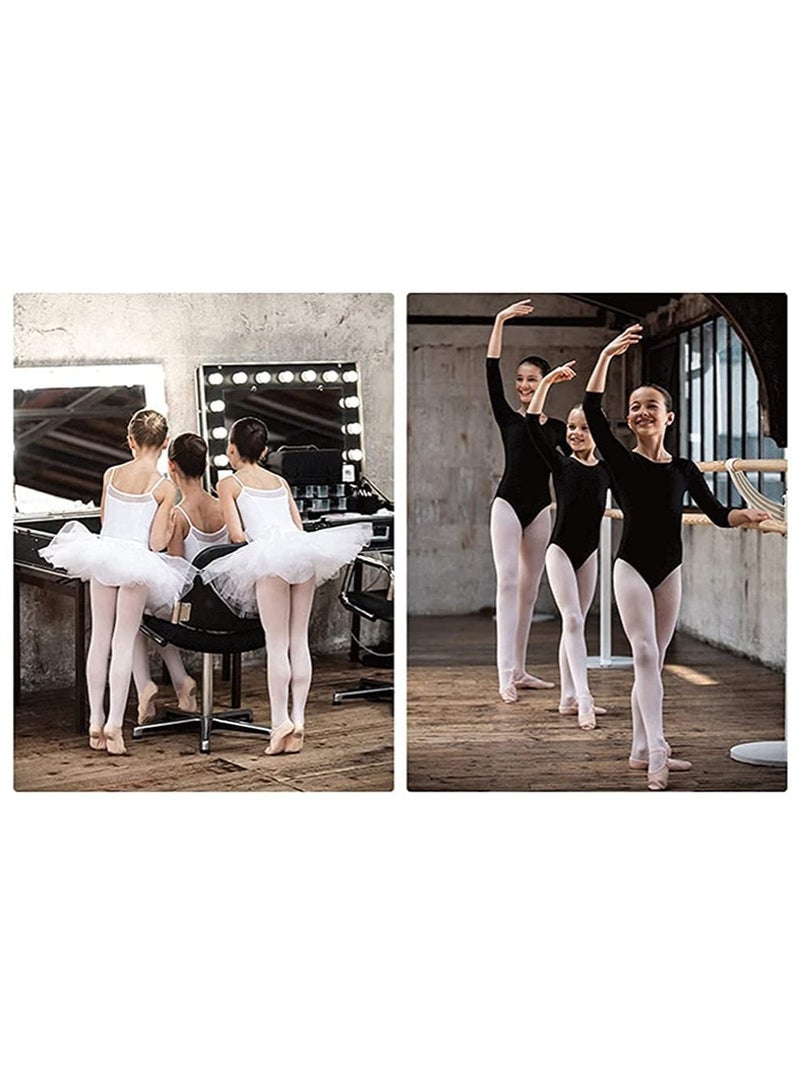 Girls' Ballet Dance Footed Tights for School Students (Toddler/ Kids) - Image 5