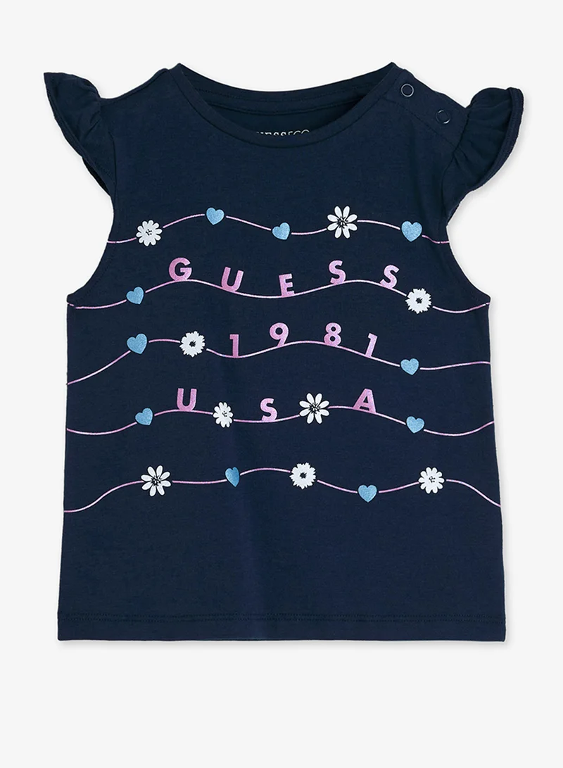 GUESS Infant Graphic Crew Neck T-Shirt