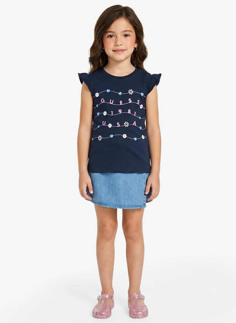 Guess Infant Graphic Crew Neck T-Shirt