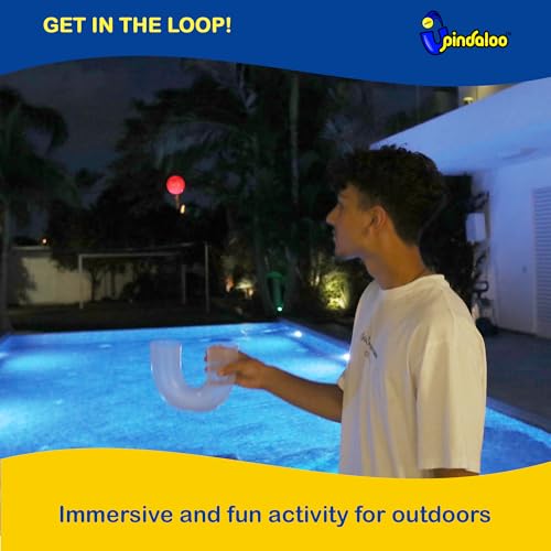 pindaloo Original Led Light Neon Skill Game with 2 Balls- Gifts for Kids and Adults Indoor & Outdoor Games, Girls, & Teens - Gift Ideas, Fun Stuff, Develops Motor & Juggling Skills (Neon) - Image 5