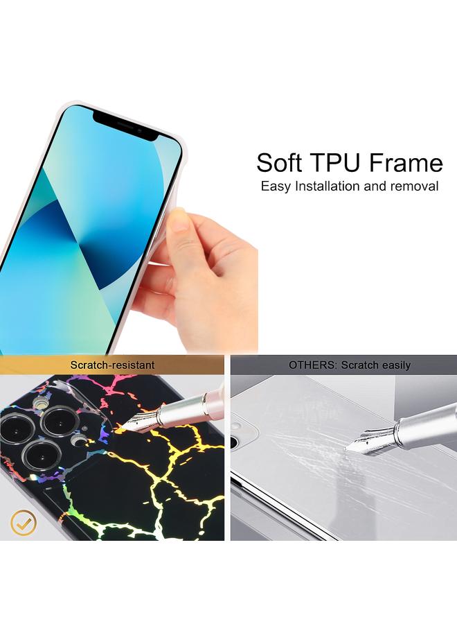 اس-توب جراب هاتف iPhone 11 Pro Max مصنوع من مادة TPU ذات لون رخامي ليزري - Image 5