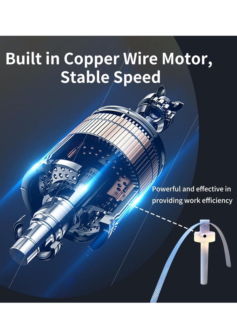 KASTWAVE مراوح طيران للطاولات، مروحة طاردة للذباب، مروحة طاولة نقالة للنزهات، مروحة لحشرات الهواء للطعام والعائلة في الهواء الطلق (2 قطعة) - Image 3