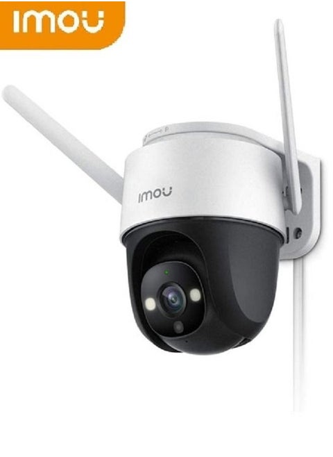 Cruiser 1080P Wi-Fi Smart Home Outdoor Security Camera Color Night Vision 360 Degree IP66 Dust And Water Protection ,Built-in Spotlight And Siren, Two-way Talk, AI Cloud/SD Card Storage