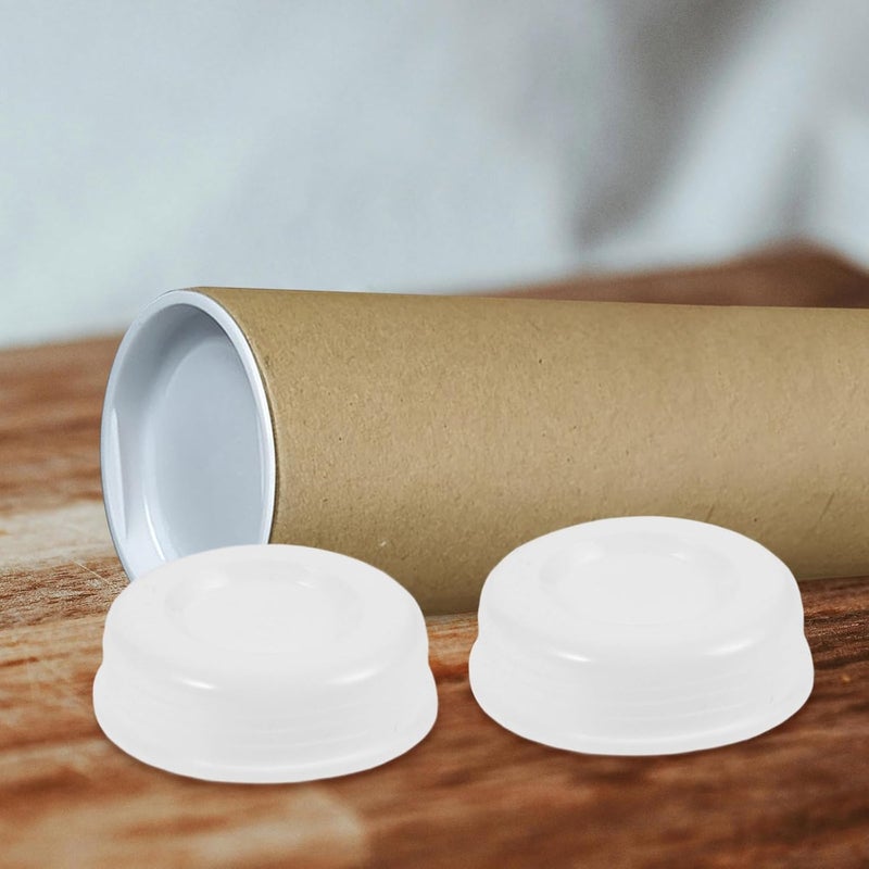 Healifty 100pcs Plastic round Container Caps Seal Covers round Storage Containers, Sturdy Lid for Industrial Drum Bins, Multipurpose Sealing Covers for Material Handling - Image 5