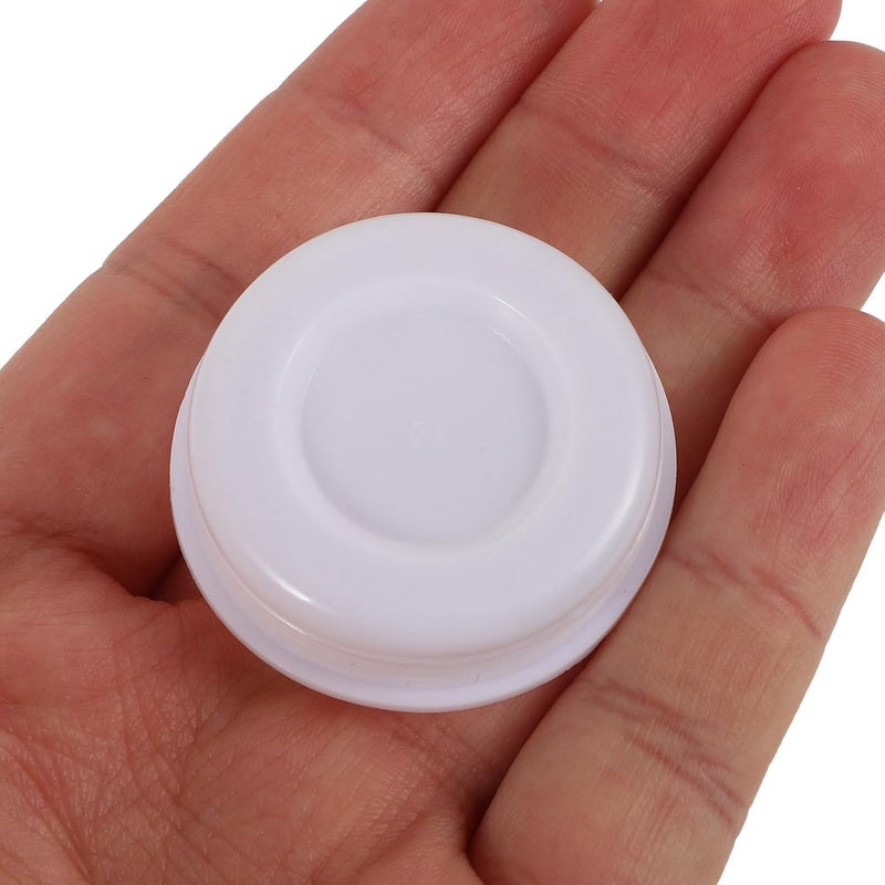 Healifty 100pcs Plastic round Container Caps Seal Covers round Storage Containers, Sturdy Lid for Industrial Drum Bins, Multipurpose Sealing Covers for Material Handling - Image 4