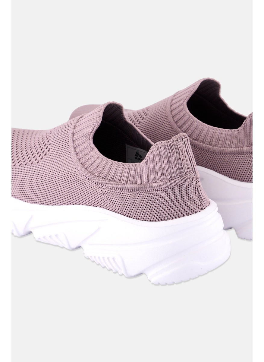 RBX - Women Slip On Outdoor Shoes, Grey Purple - Image 1